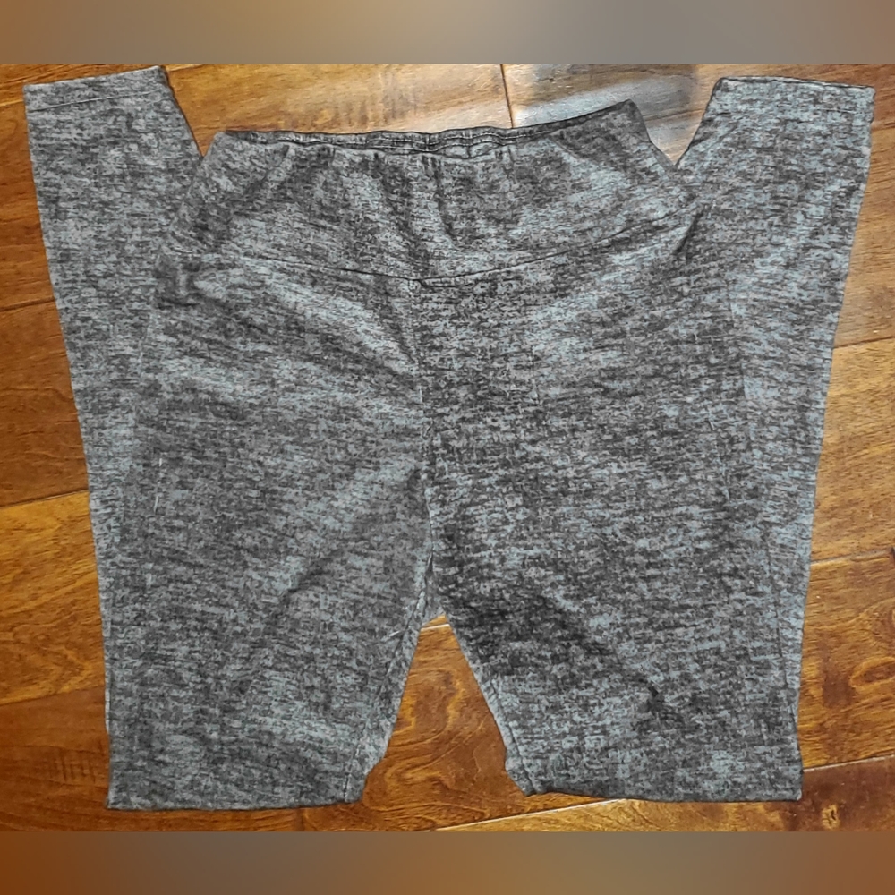 Yoga Pants/Leggings, NoBo, Size: M 7-9, Gray and Black